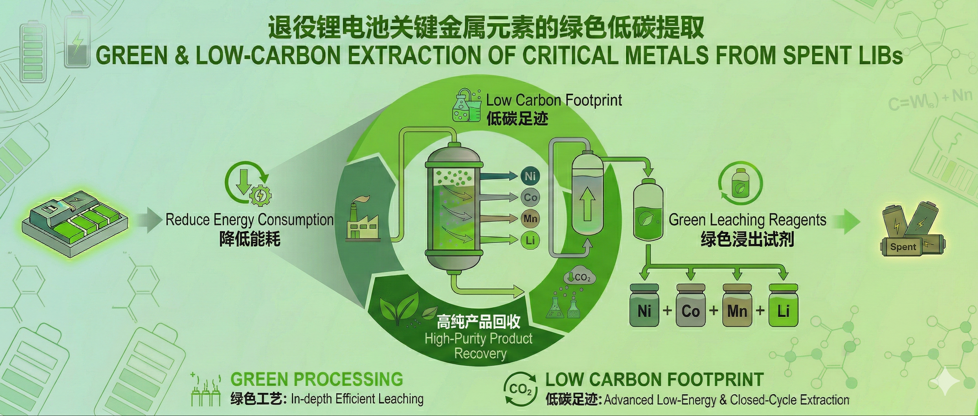 南科大环境学院陈洪团队在退役锂电池绿色低碳资源循环利用领域取得重要研究进展